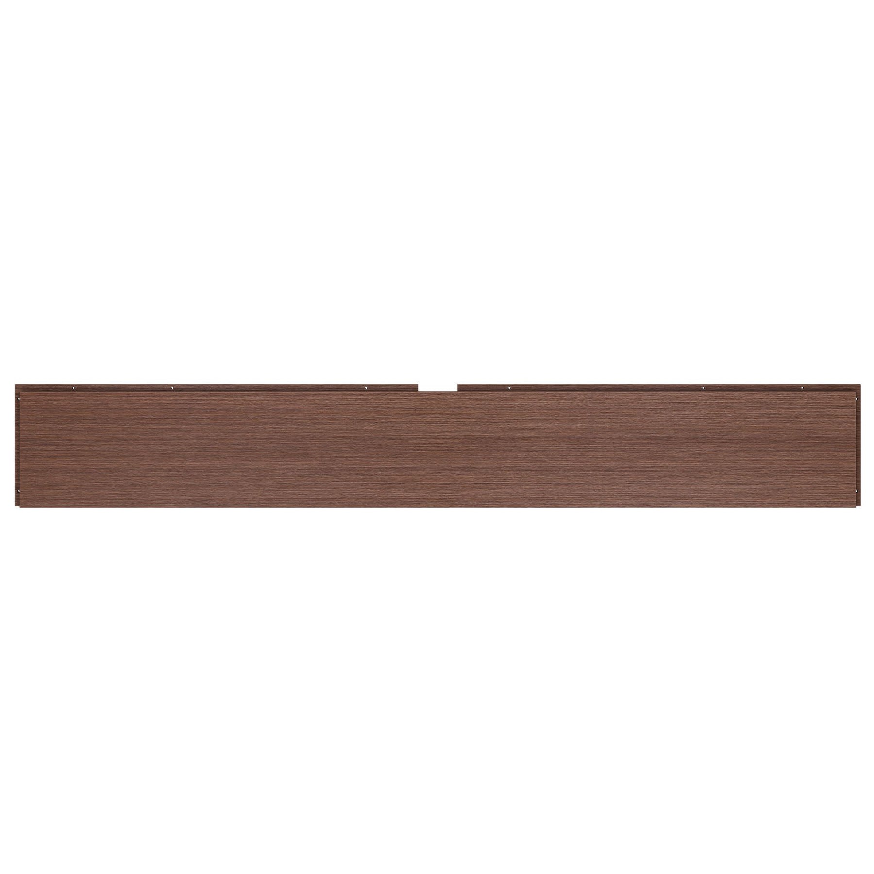 Olympic King Vanity Panel - End in Embossed Brown