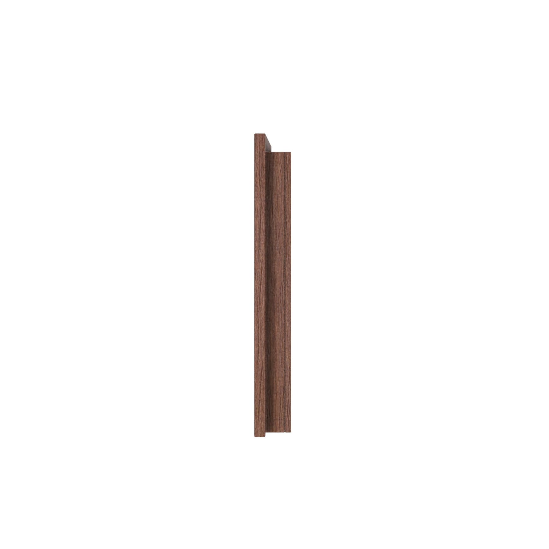 Olympic King Vanity Panel - End in Embossed Brown
