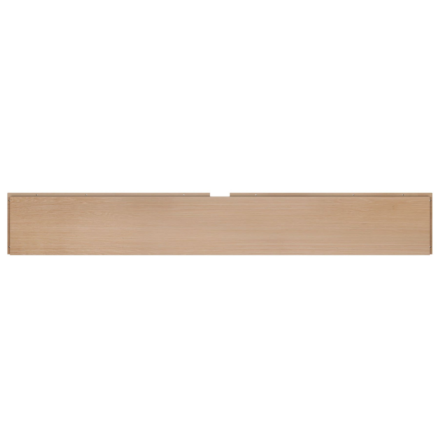 Olympic King Vanity Panel - End in Embossed Natural