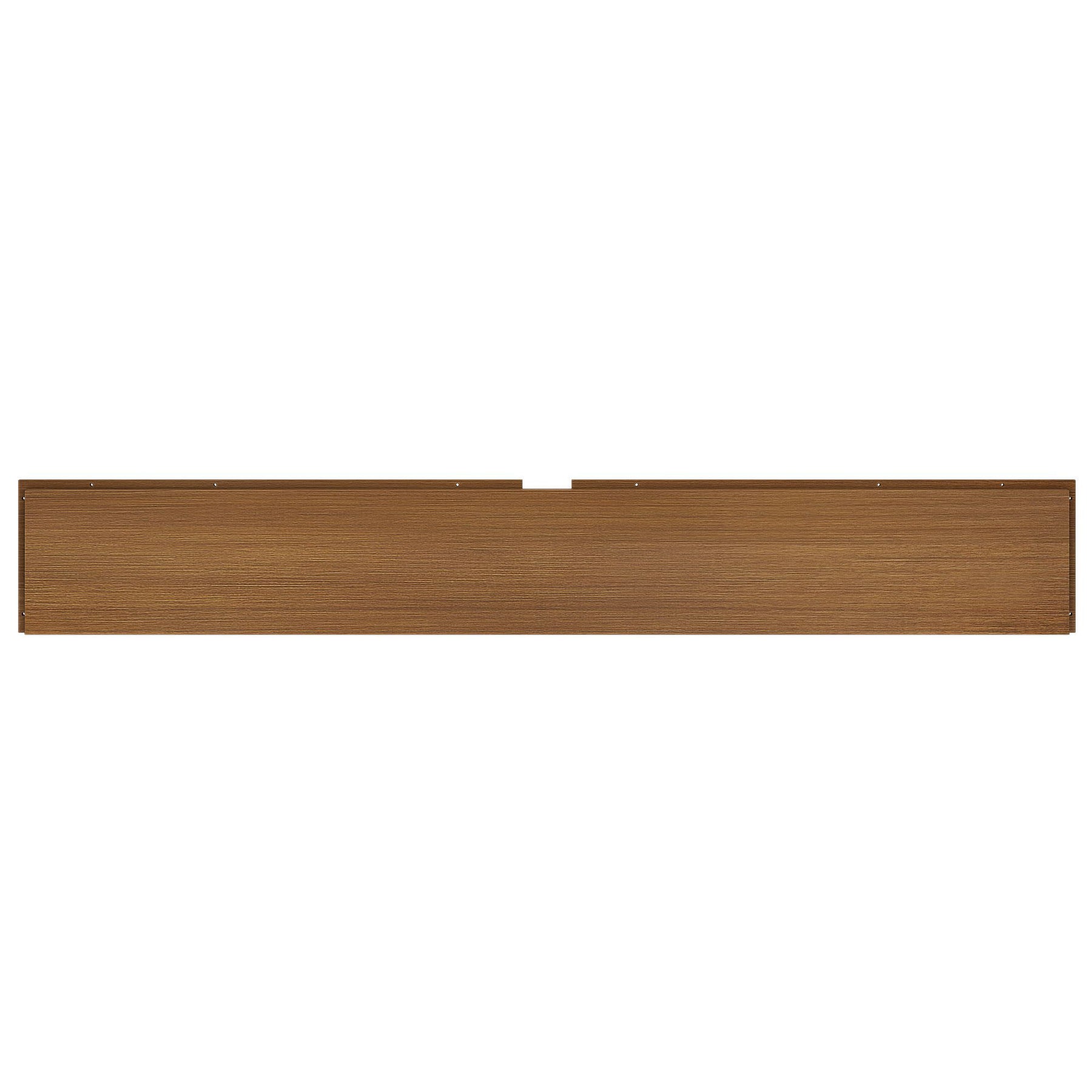 Olympic King Vanity Panel - End in Embossed Pecan
