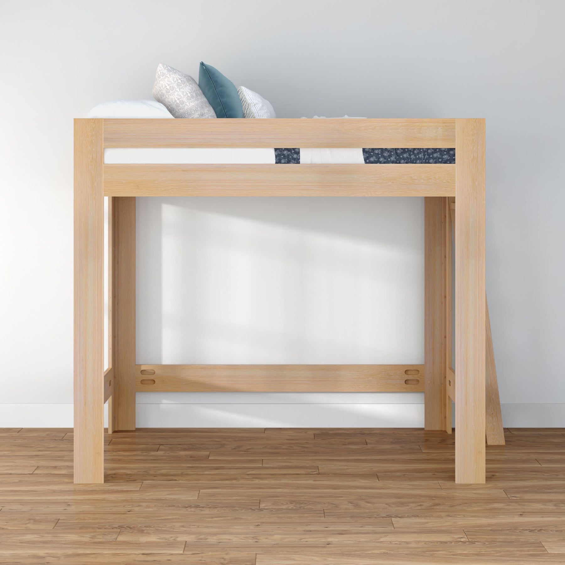 Olympic Queen Loft Bed in Embossed Natural