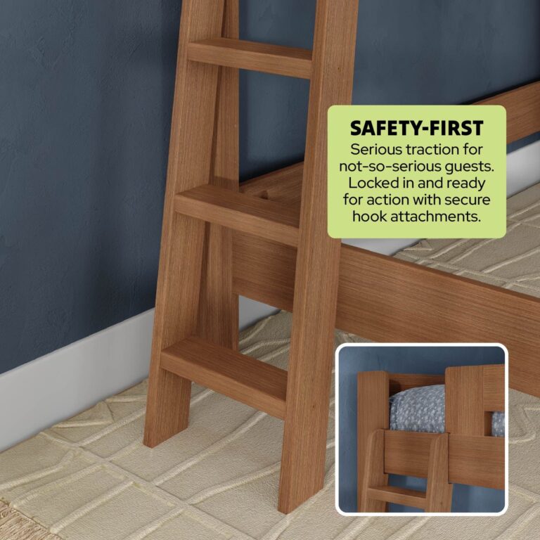 Olympic Queen Loft Bed – Embossed Pecan 5 Olympic Queen Loft Bed in Embossed Pecan