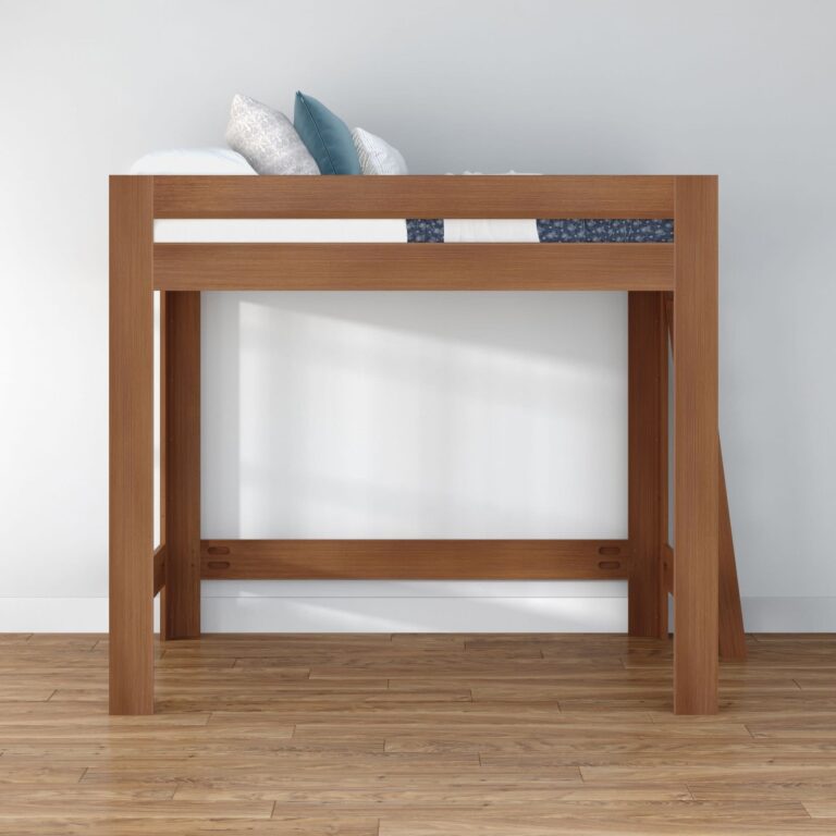 Olympic Queen Loft Bed – Embossed Pecan 6 Olympic Queen Loft Bed in Embossed Pecan