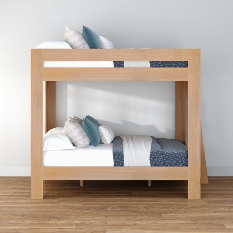 Olympic Queen Over Queen Bunk Bed – Embossed Natural 31 Olympic Queen Over Queen Bunk Bed in Embossed Natural