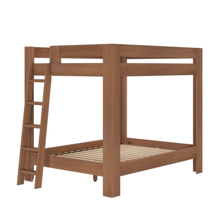 Olympic Queen Over Queen Bunk Bed – Embossed Pecan 3 Olympic Queen Over Queen Bunk Bed in Embossed Pecan
