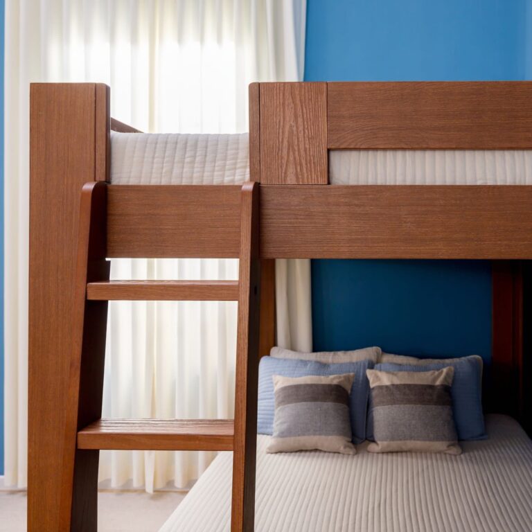 Olympic Queen Over Queen Bunk Bed – Embossed Pecan 7 Olympic Queen Over Queen Bunk Bed in Embossed Pecan