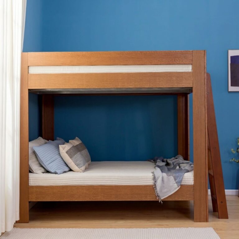 Olympic Queen Over Queen Bunk Bed – Embossed Pecan 8 Olympic Queen Over Queen Bunk Bed in Embossed Pecan