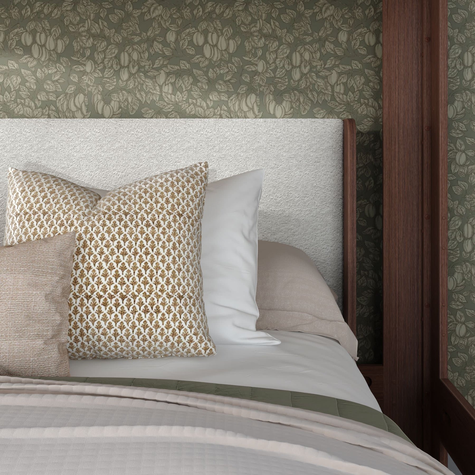 Olympic Queen Over Queen L-Shaped Bunk Bed – Embossed Brown 17 Olympic Queen Over Queen L-Shaped Bunk Bed in Embossed Brown