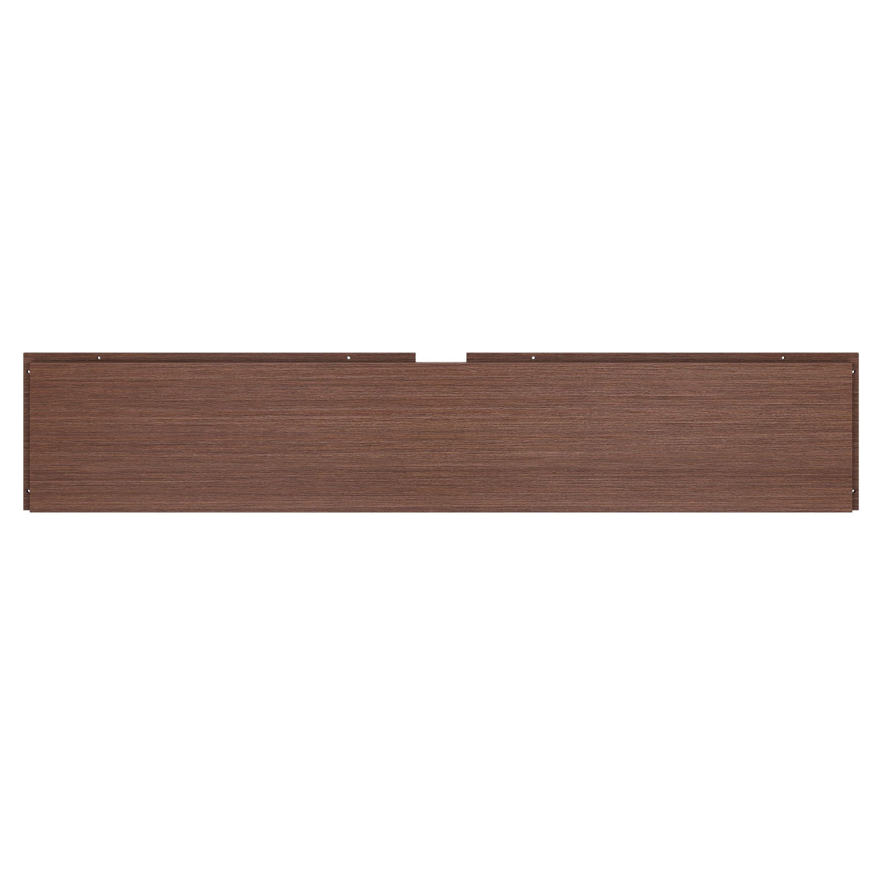 Olympic Queen Vanity Panel - End in Embossed Brown