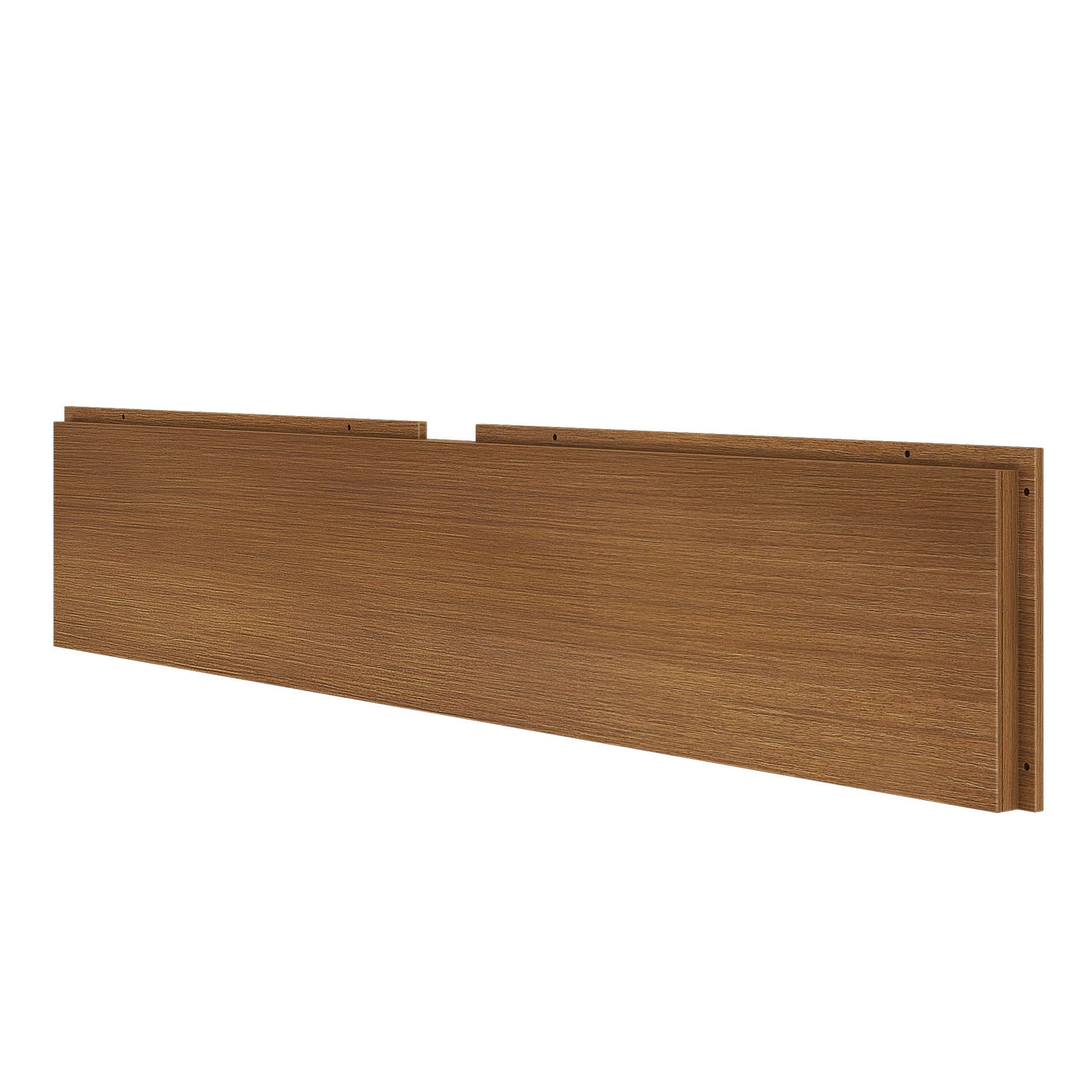 Olympic Queen Vanity Panel - End in Embossed Pecan