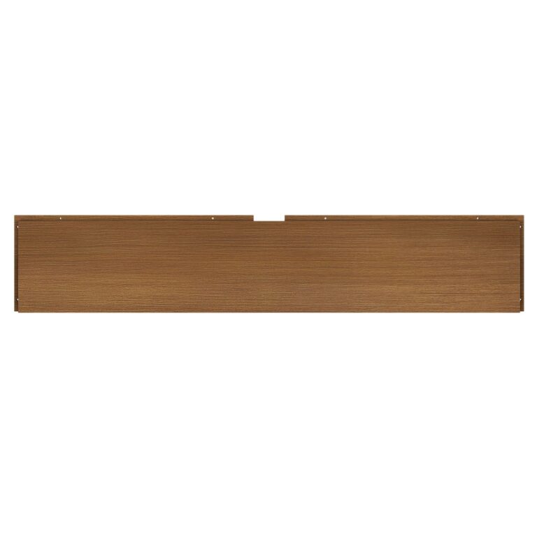 Olympic Queen Vanity Panel - End – Embossed Pecan 3 Olympic Queen Vanity Panel - End in Embossed Pecan