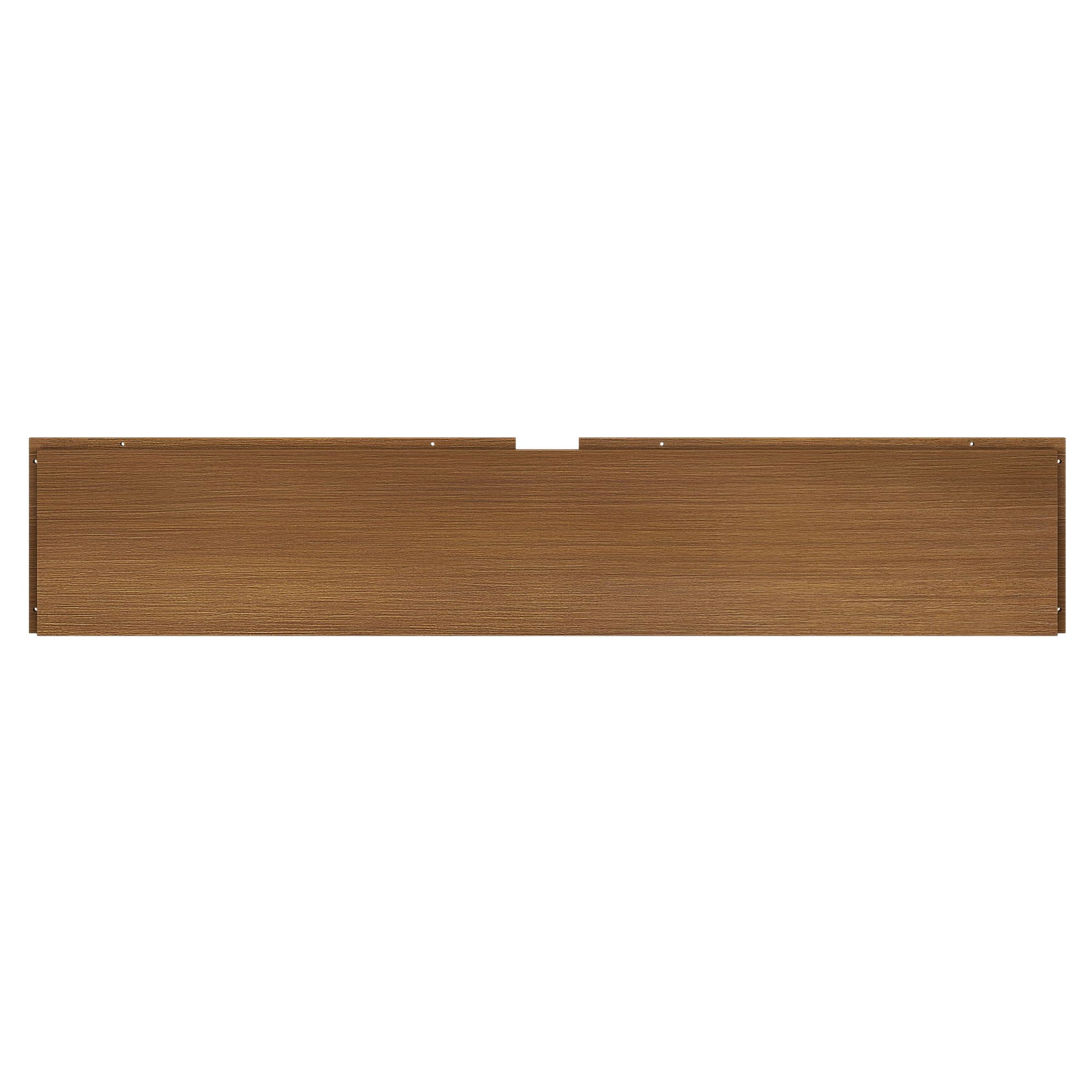 Olympic Queen Vanity Panel - End in Embossed Pecan