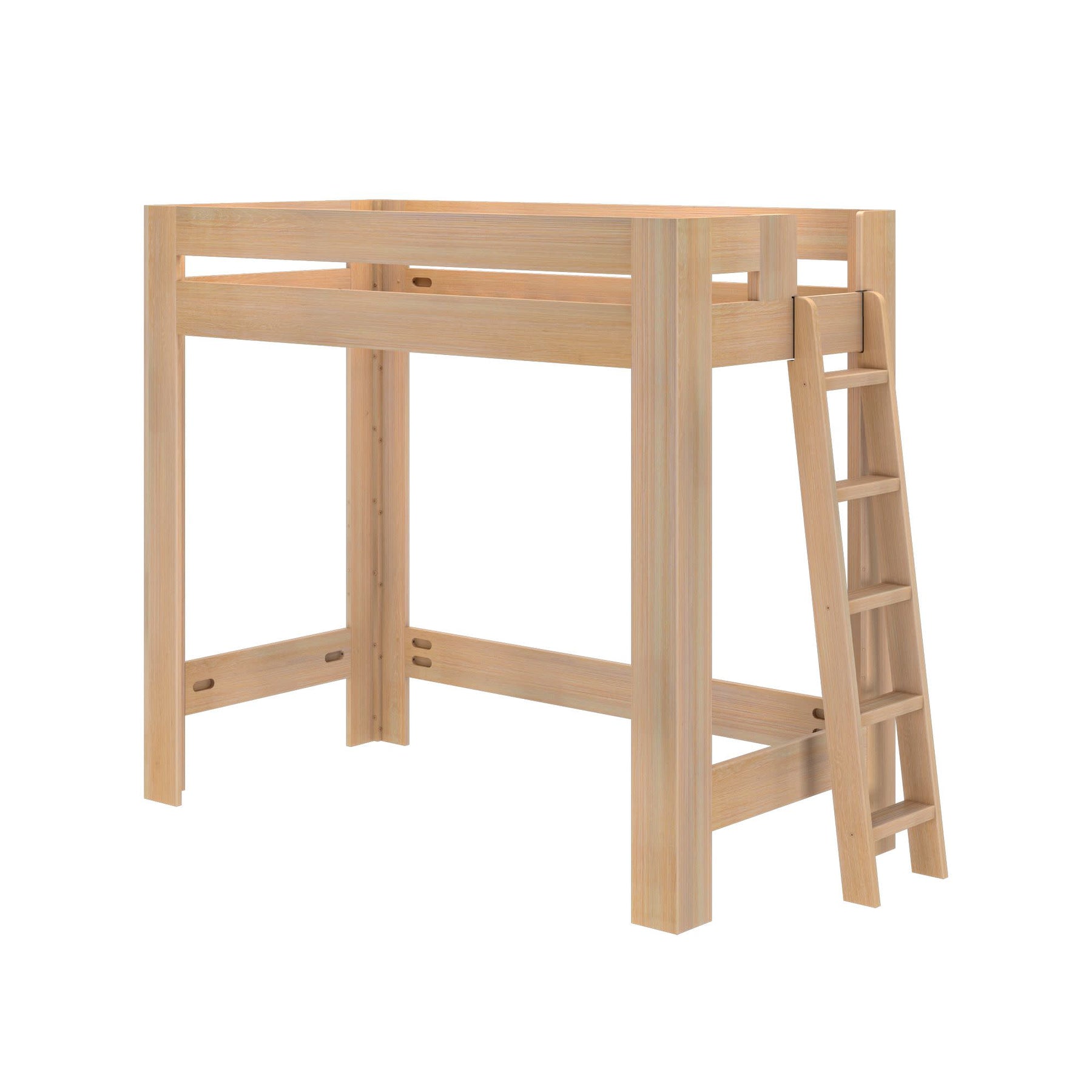 Olympic Twin XL Loft Bed in Embossed Natural