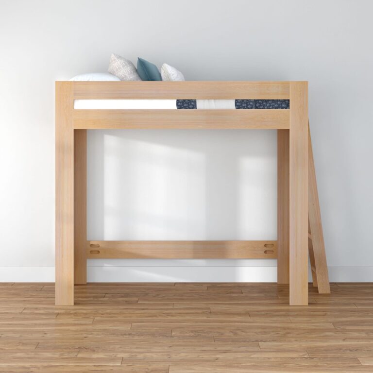 Olympic Twin XL Loft Bed – Embossed Natural 22 Olympic Twin XL Loft Bed in Embossed Natural