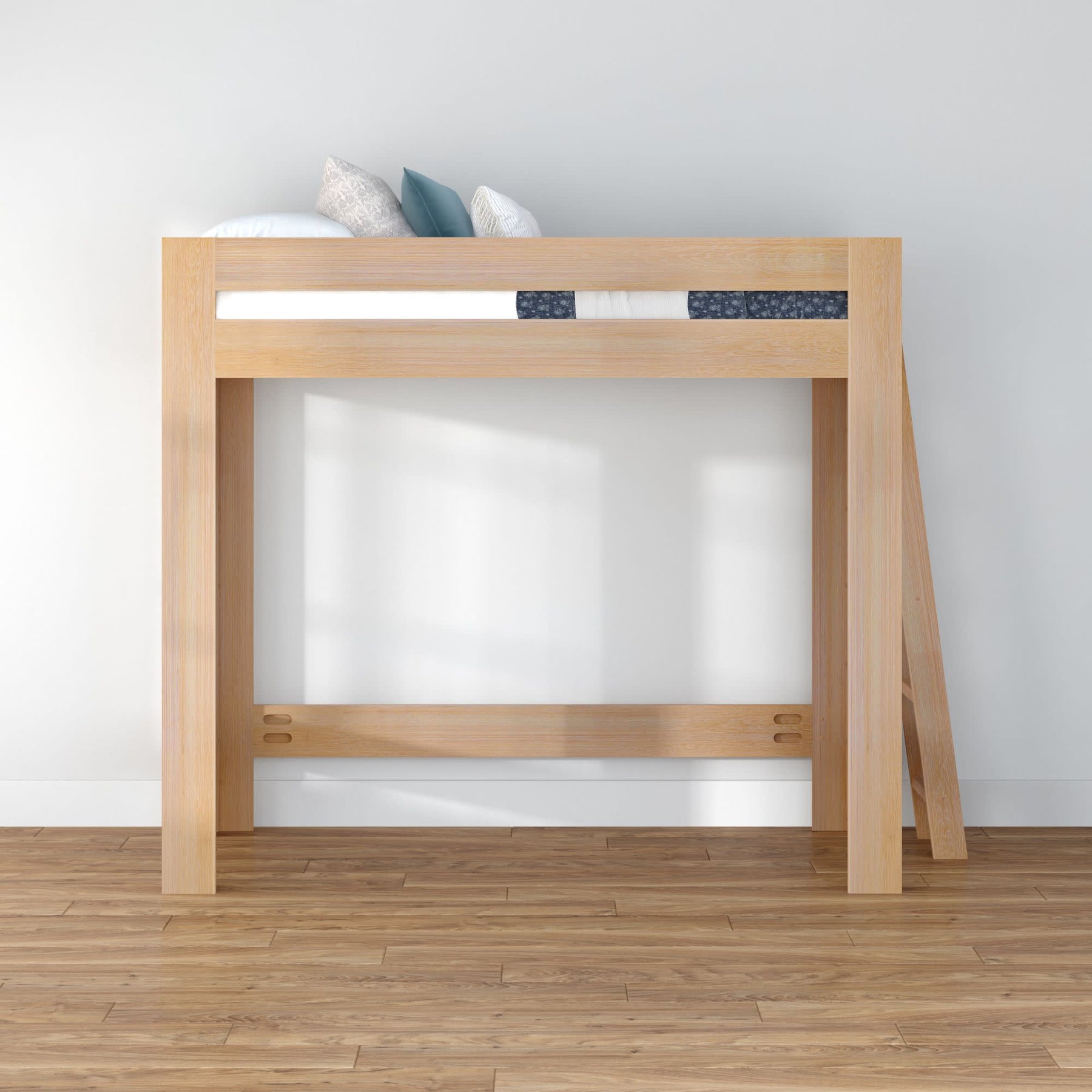 Olympic Twin XL Loft Bed in Embossed Natural