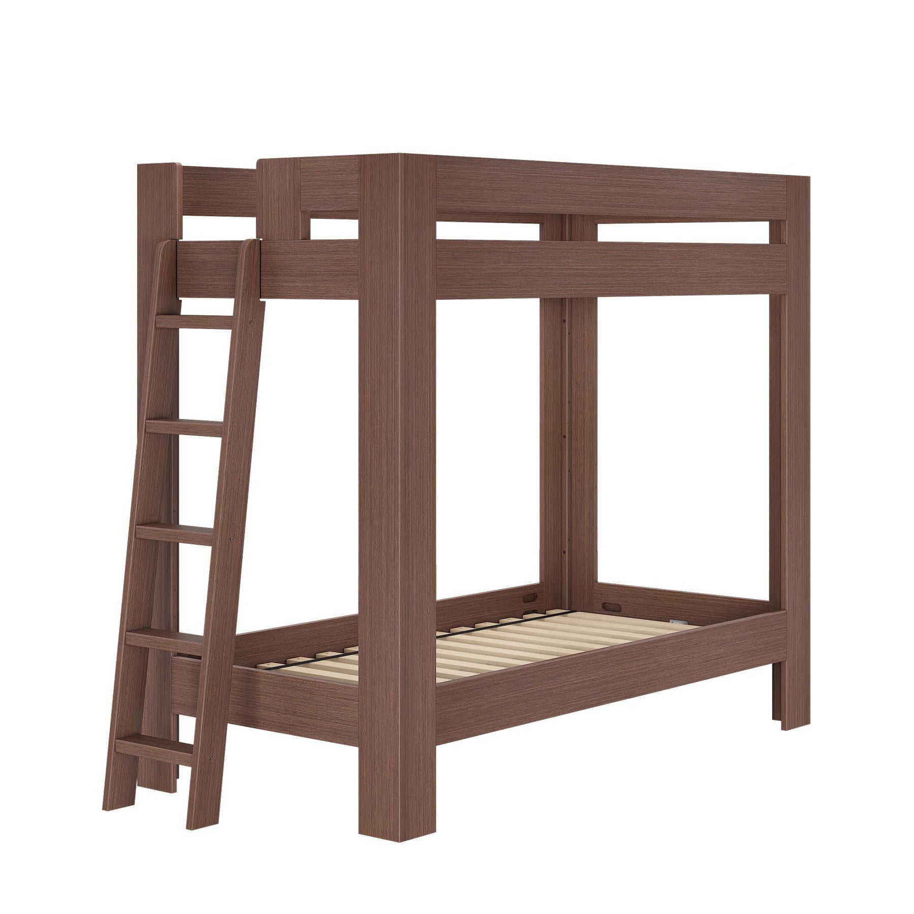 Olympic Twin XL Over Twin XL Bunk Bed – Embossed Brown 13 Olympic Twin XL Over Twin XL Bunk Bed in Embossed Brown