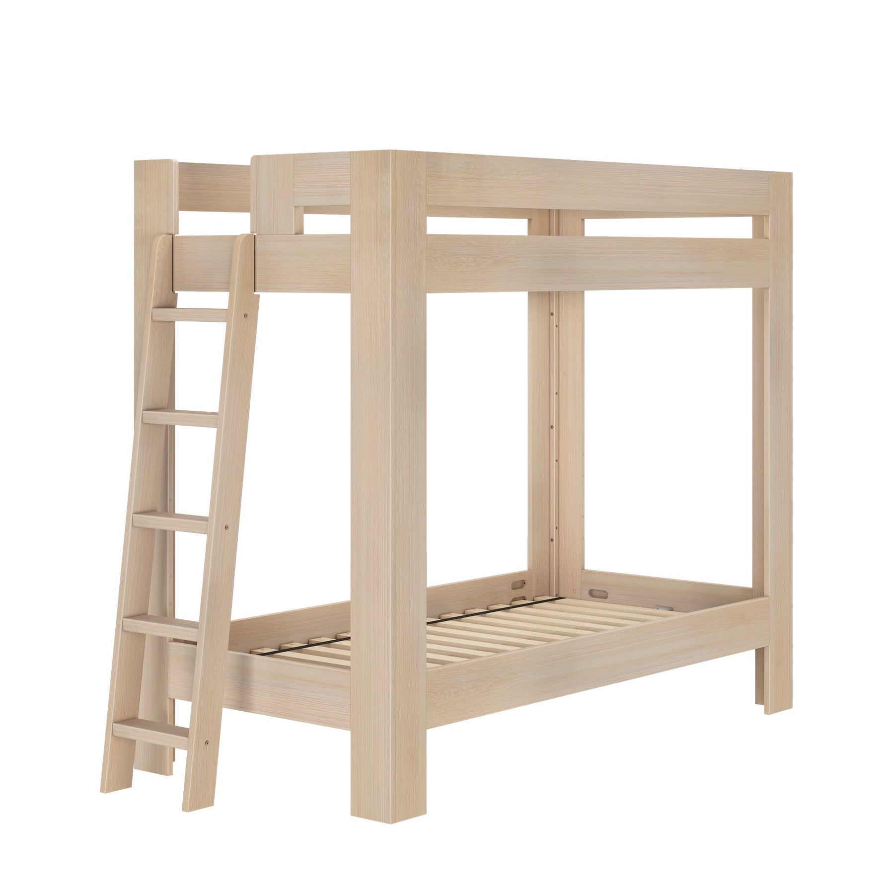 Olympic Twin XL Over Twin XL Bunk Bed – Embossed Natural 23 Olympic Twin XL Over Twin XL Bunk Bed in Embossed Natural