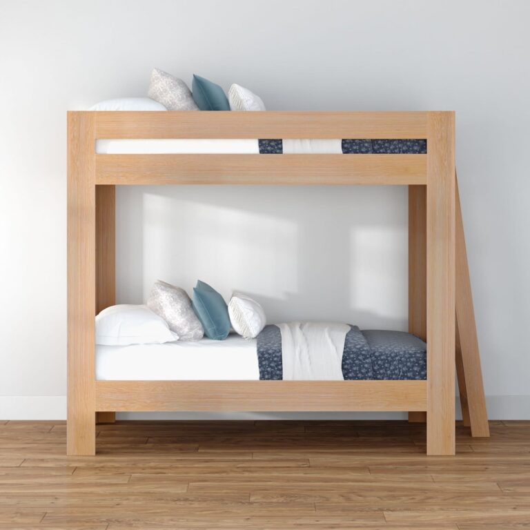 Olympic Twin XL Over Twin XL Bunk Bed – Embossed Natural 27 Olympic Twin XL Over Twin XL Bunk Bed in Embossed Natural