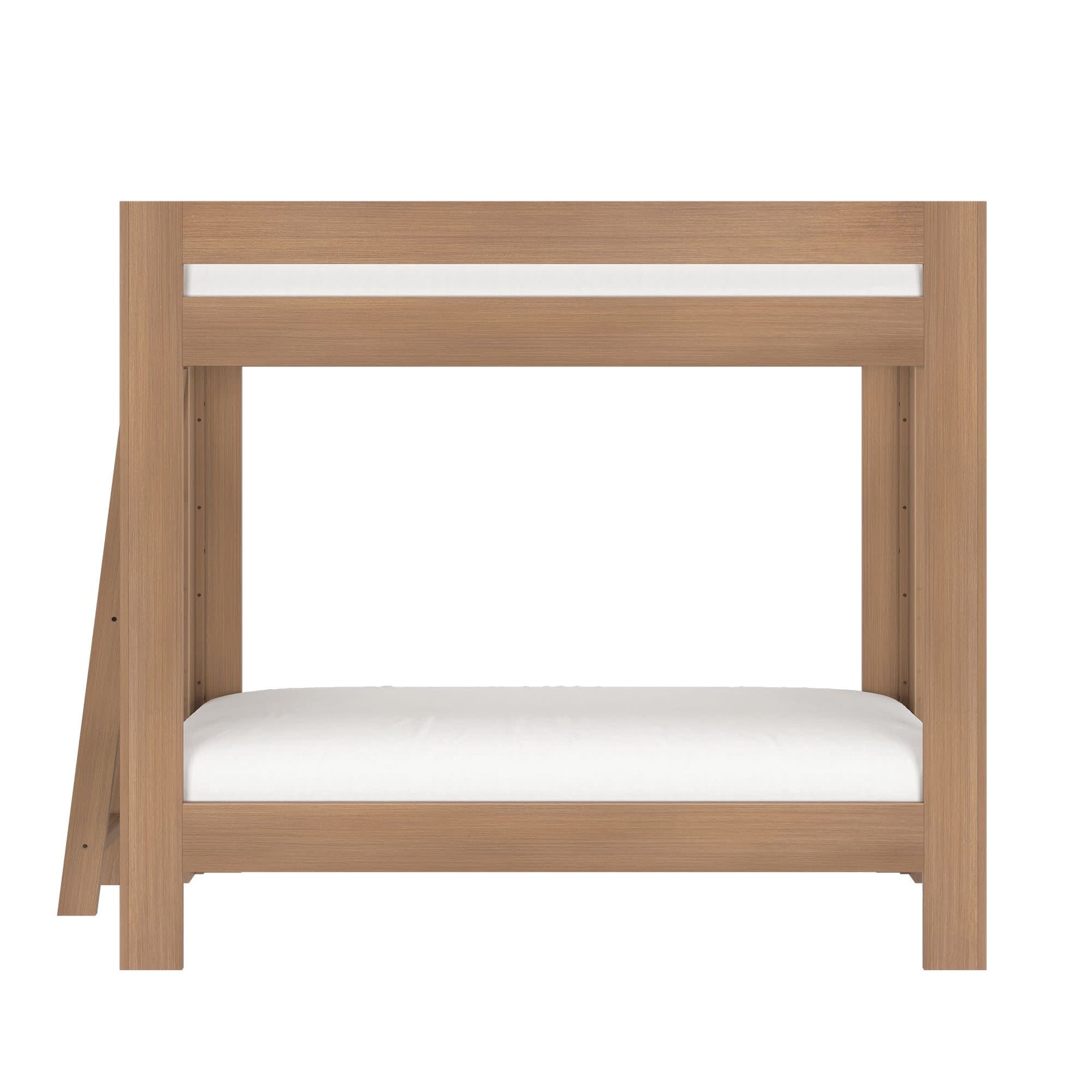 Olympic Twin XL Over Twin XL Bunk Bed – Embossed Pecan 4 Olympic Twin XL Over Twin XL Bunk Bed in Embossed Pecan
