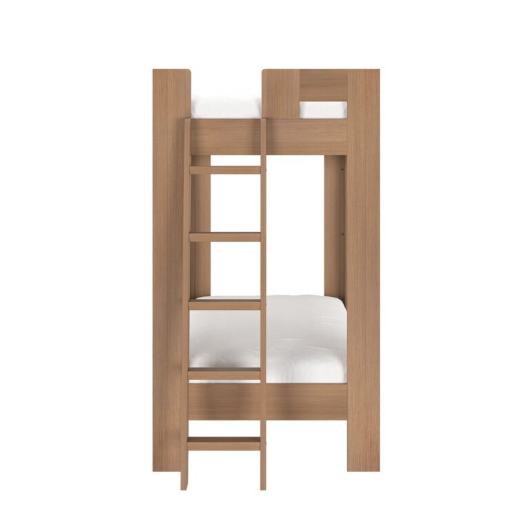Olympic Twin XL Over Twin XL Bunk Bed – Embossed Pecan 5 Olympic Twin XL Over Twin XL Bunk Bed in Embossed Pecan