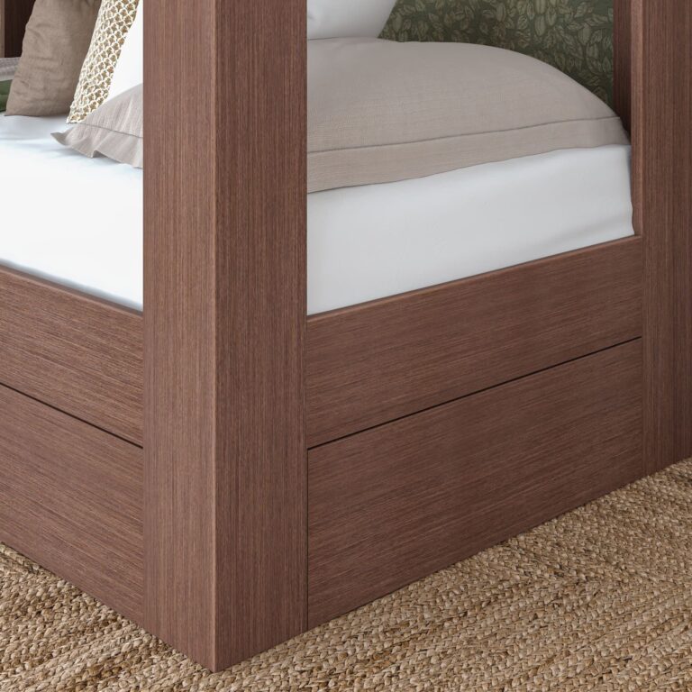 Olympic Twin XL Vanity Panel - End – Embossed Brown 7 Olympic Twin XL Vanity Panel - End in Embossed Brown