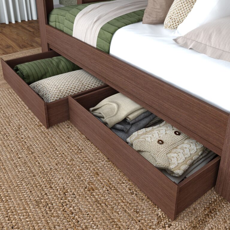 Olympic Underbed Storage Drawers – Embossed Brown 12 Olympic Underbed Storage Drawers in Embossed Brown