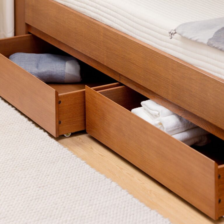 Olympic Underbed Storage Drawers – Embossed Pecan 6 Olympic Underbed Storage Drawers in Embossed Pecan