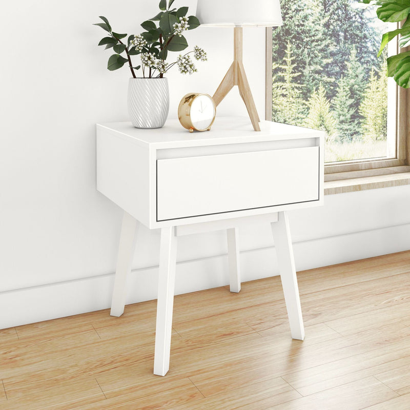 Max and Lily Scandinavian Nightstand in solid wood - view 1