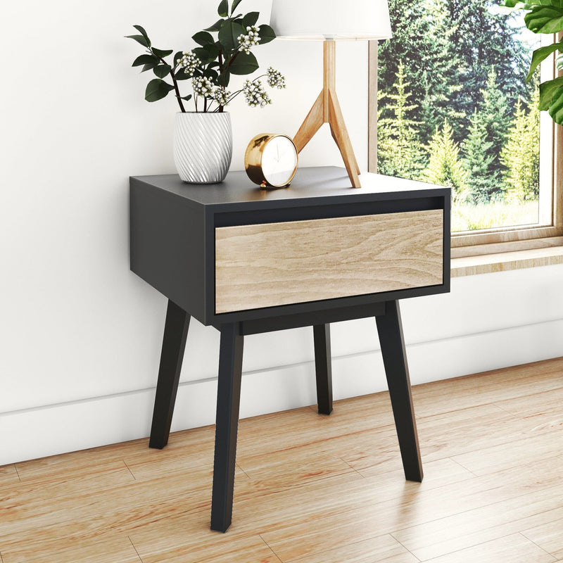 Max and Lily Scandinavian Nightstand in solid wood - view 5