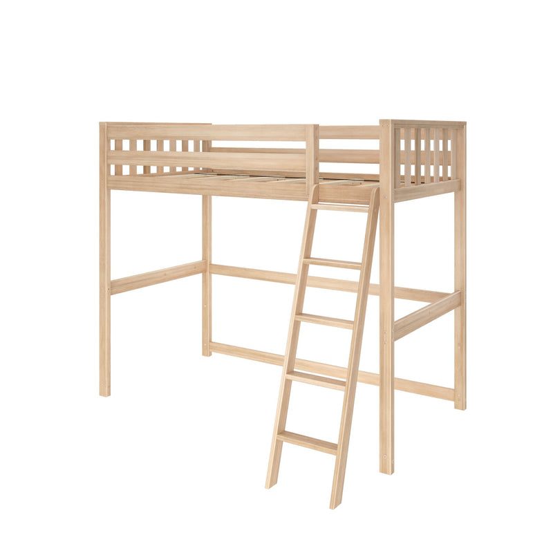 Max and Lily Scandinavian Twin Loft Bed in solid wood - view 5