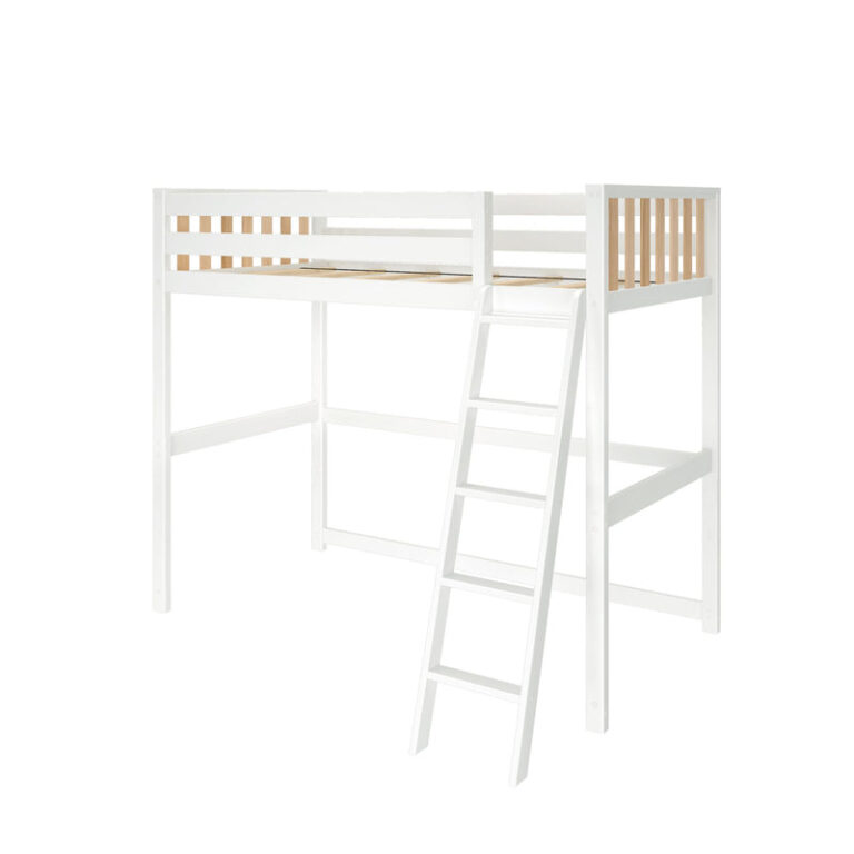 Max and Lily Scandinavian Twin Loft Bed in solid wood - view 6