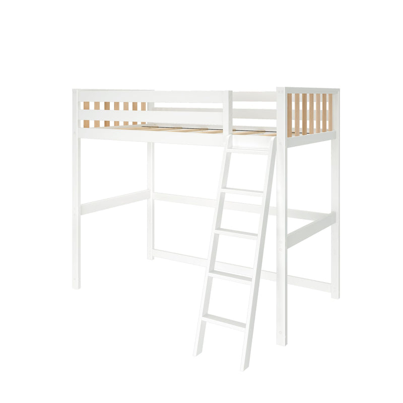 Max and Lily Scandinavian Twin Loft Bed in solid wood - view 6
