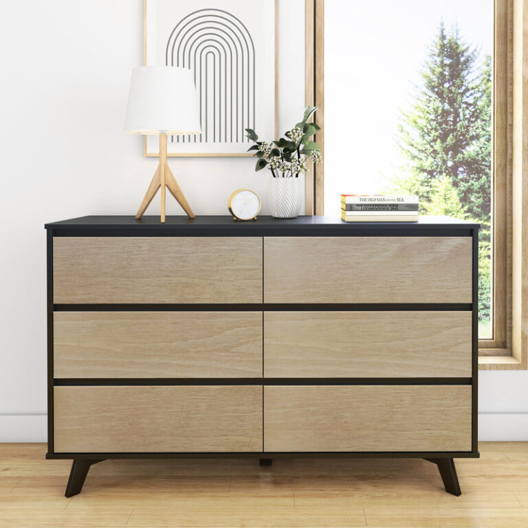 Max and Lily Scandinavian 6-Drawer Dresser in solid wood - view 6