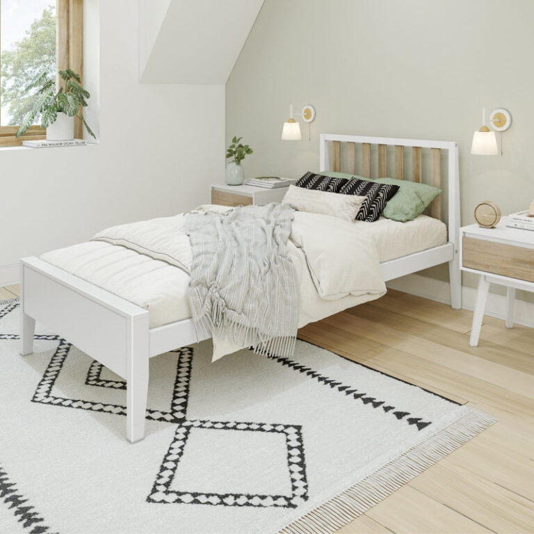 Max and Lily Scandinavian Twin Bed in solid wood - view 2