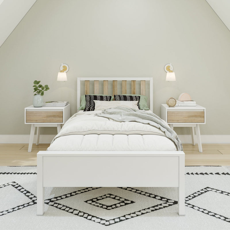 Max and Lily Scandinavian Twin Bed in solid wood - view 6
