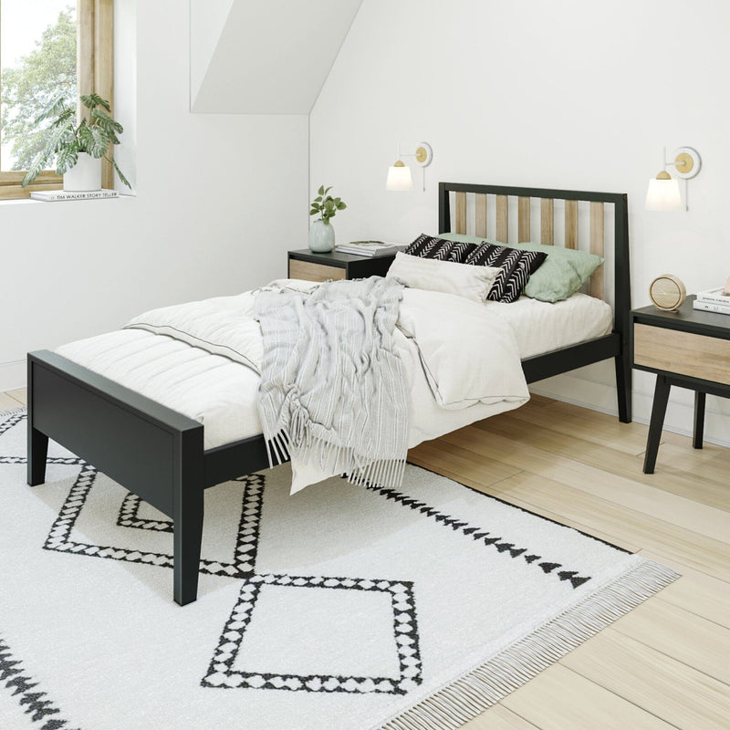 Max and Lily Scandinavian Twin Bed in solid wood - view 4
