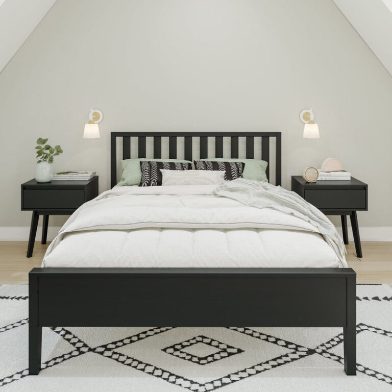 Max and Lily Scandinavian Full Bed in solid wood - view 5