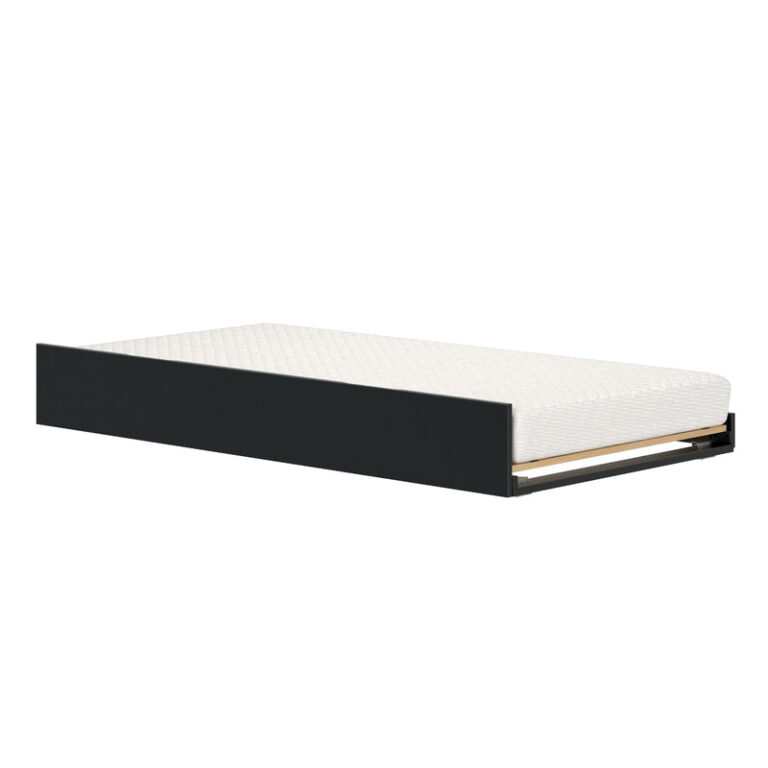 Max and Lily Scandinavian Twin Trundle in solid wood - view 3