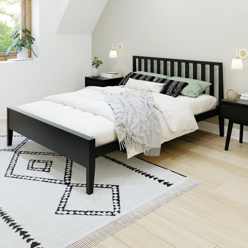 Max and Lily Scandinavian Queen Bed in solid wood - view 1