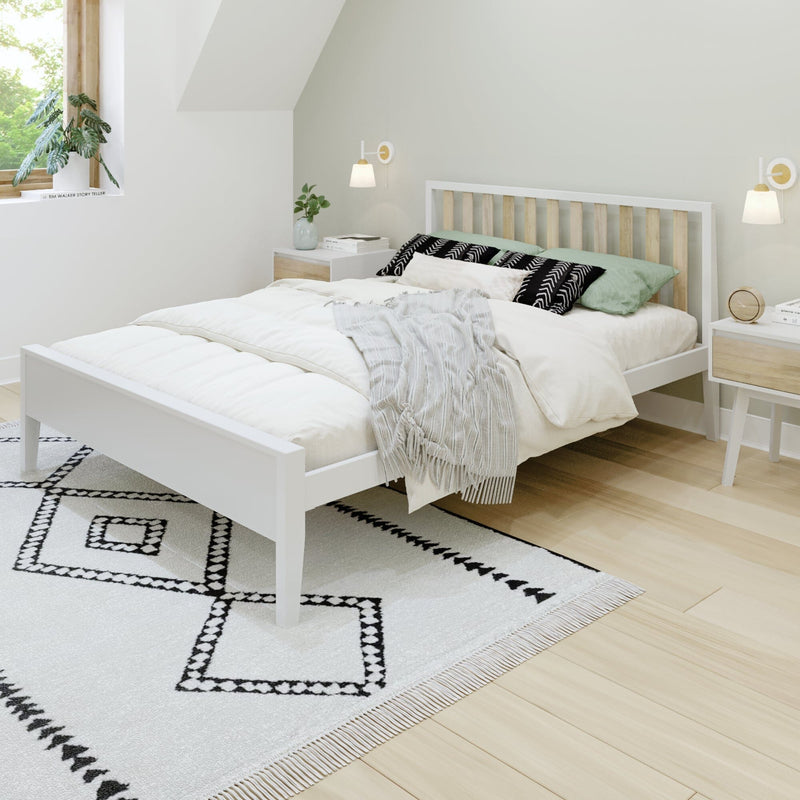 Max and Lily Scandinavian Queen Bed in solid wood - view 2