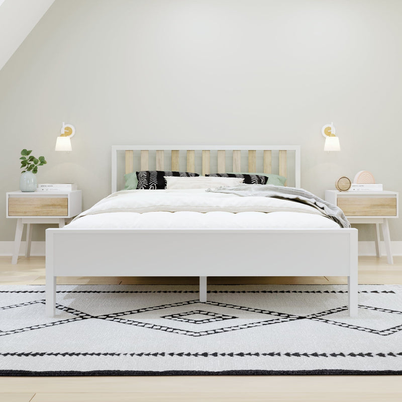 Max and Lily Scandinavian Queen Bed in solid wood - view 6