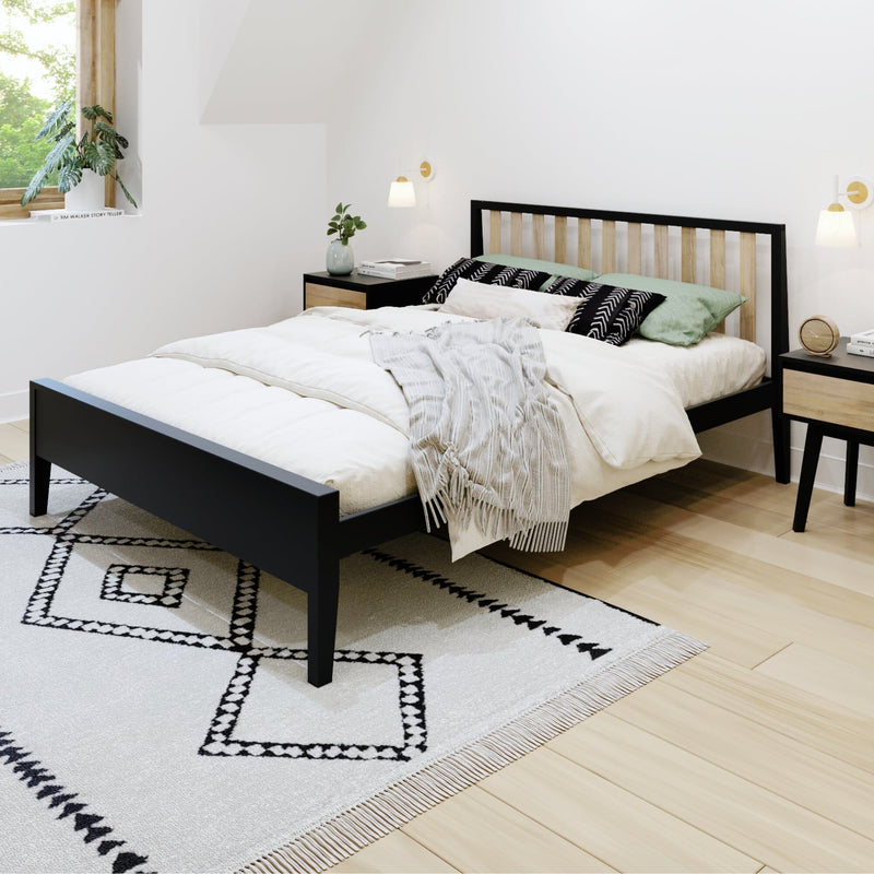 Max and Lily Scandinavian Queen Bed in solid wood - view 4
