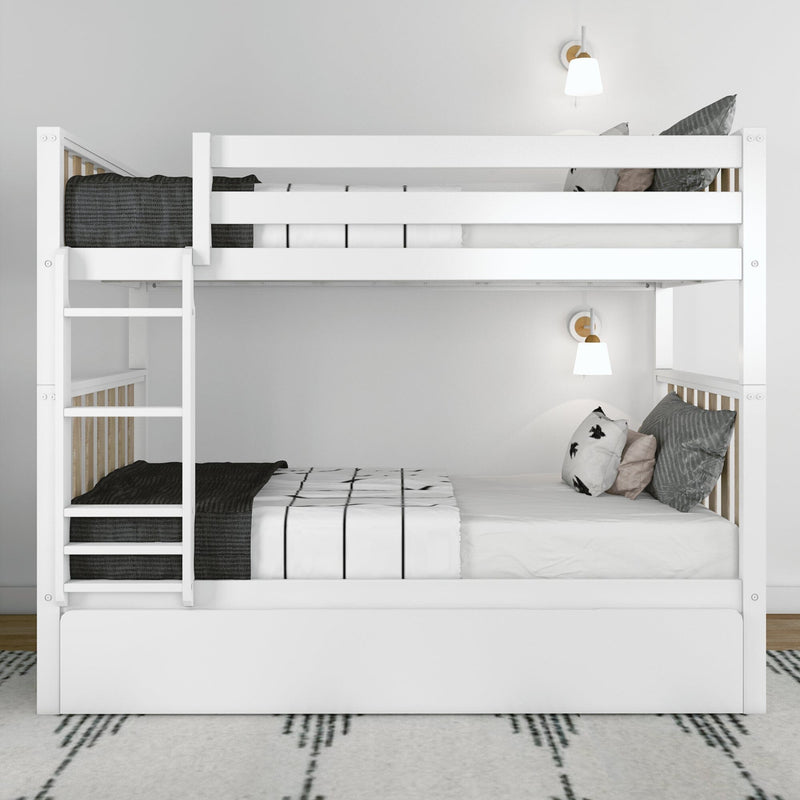 max-and-lily-scandinavian-twin-over-twin-bunk-bed-with-trundle-5 Max and Lily Scandinavian Twin Over Twin Bunk Bed With Trundle in solid wood - view 5