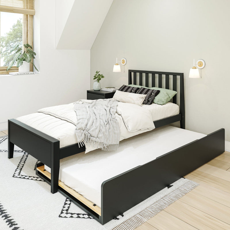 max-and-lily-scandinavian-twin-size-bed-with-trundle-white-blonde-4 Max and Lily Scandinavian Twin Bed With Trundle in solid wood - view 4