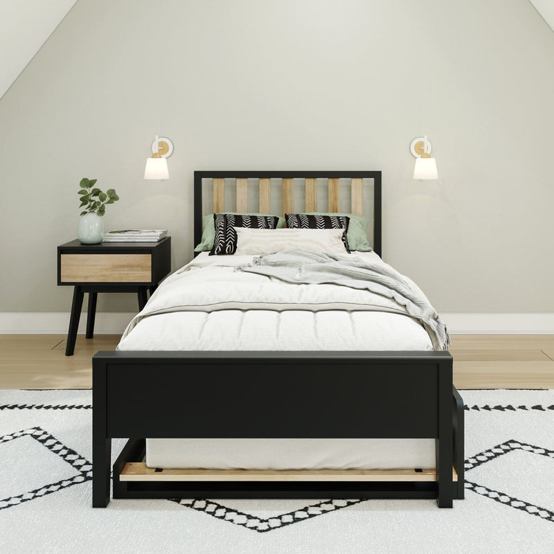 max-and-lily-scandinavian-twin-size-bed-with-trundle-white-blonde-6 Max and Lily Scandinavian Twin Bed With Trundle in solid wood - view 6