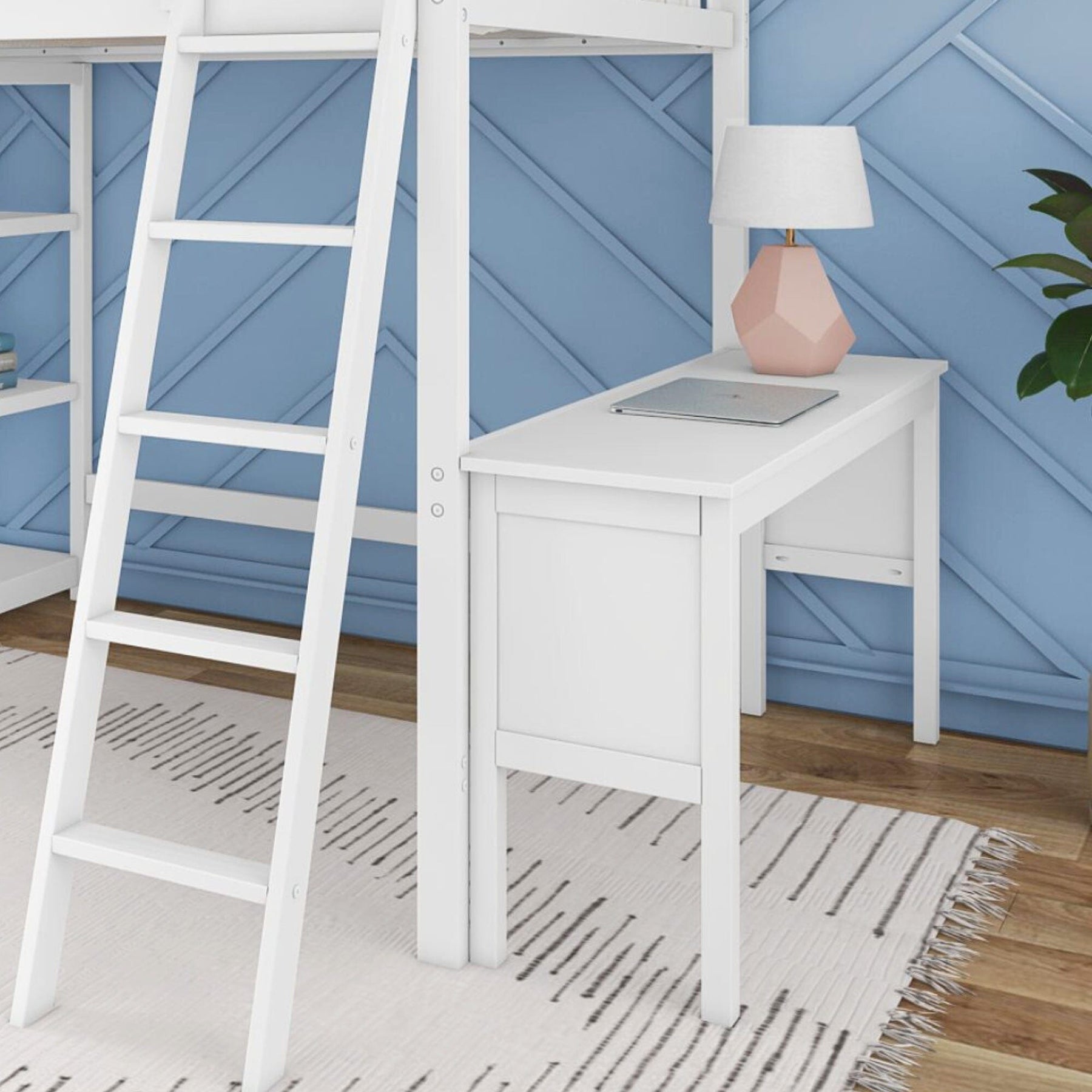Max and Lily Desk for Full Loft Bed – 57" – detail