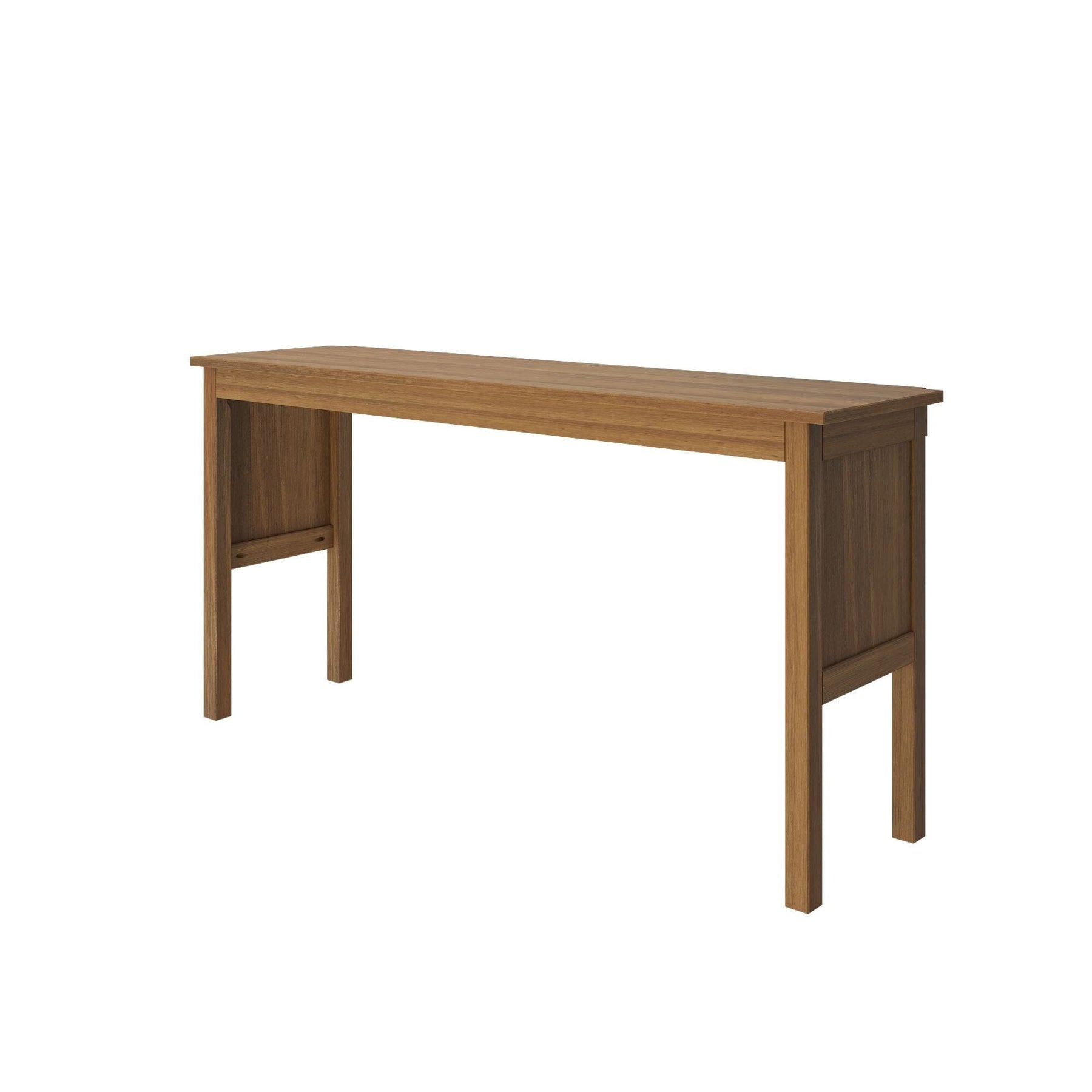 Max and Lily Desk for Full Loft Bed – 57" in Pecan