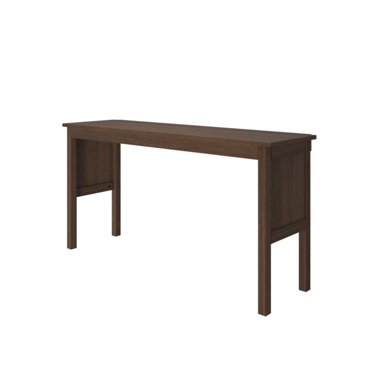 Max and Lily Desk for Full Loft Bed – 57" in Walnut