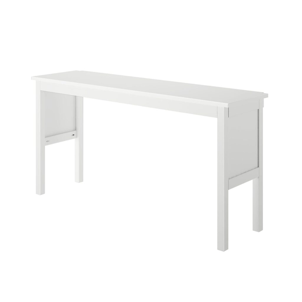 Max and Lily Desk for Full Loft Bed – 57" in White