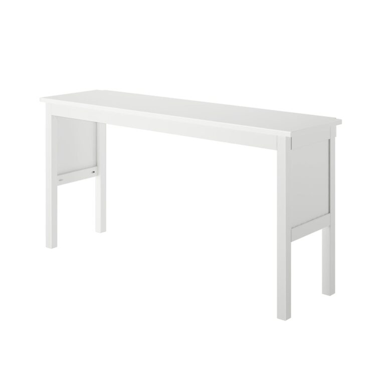 Max and Lily Desk for Full Loft Bed – 57" in White